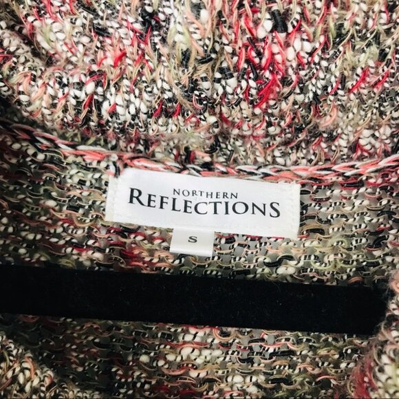 Northern reflections High Low Turtleneck sweater women size S - Picture 4 of 13